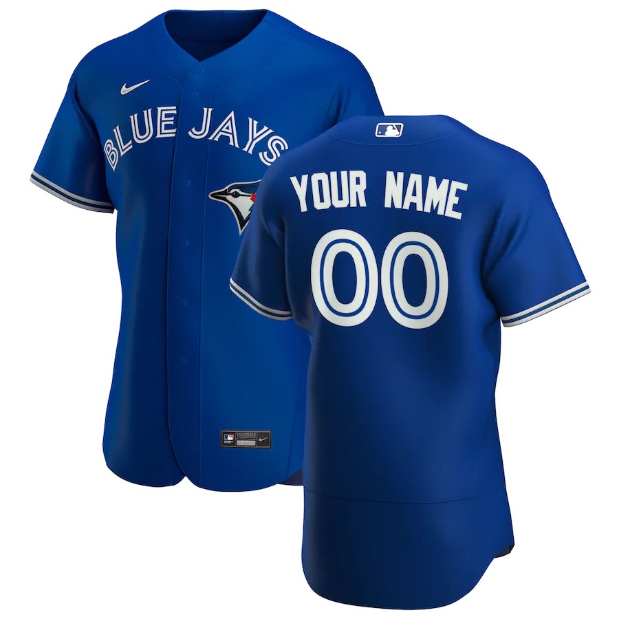 Personalized Toronto Blue Jays Men’s Royal Alternate 2020 Authentic Player MLB Jersey