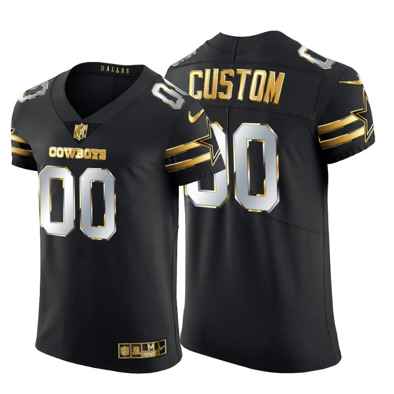 Personalized Dallas Cowboys Men’s Black Edition Untouchable Elite NFL Jersey