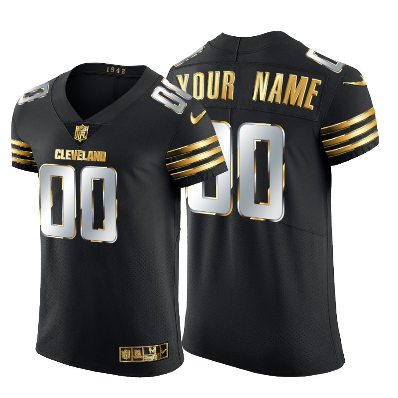 Personalized Cleveland Browns Men’s Black Edition Untouchable Elite NFL Jersey