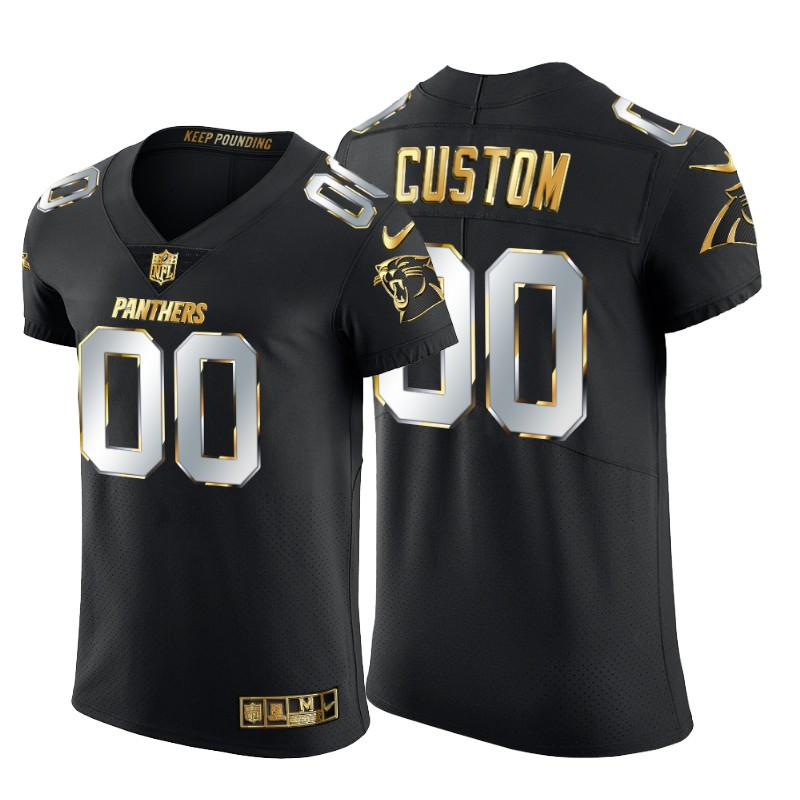 Personalized Carolina Panthers Men’s Black Edition Untouchable Elite NFL Jersey