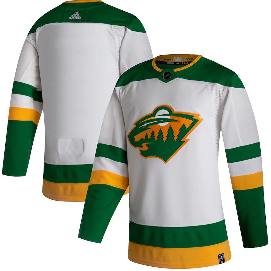 Personalized Wild Blank White 2020-21 Reverse Retro Jersey