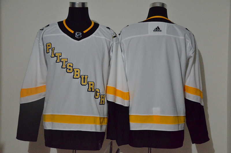 Personalized Penguins Blank White 2020-21 Reverse Retro Jersey