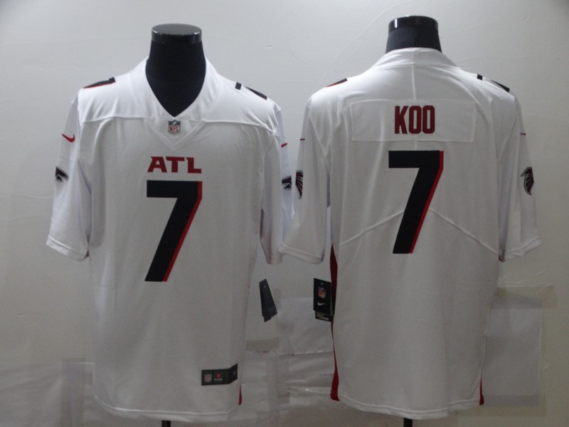 Personalized Falcons 7 Younghoe Koo White New Untouchable Limited Jersey