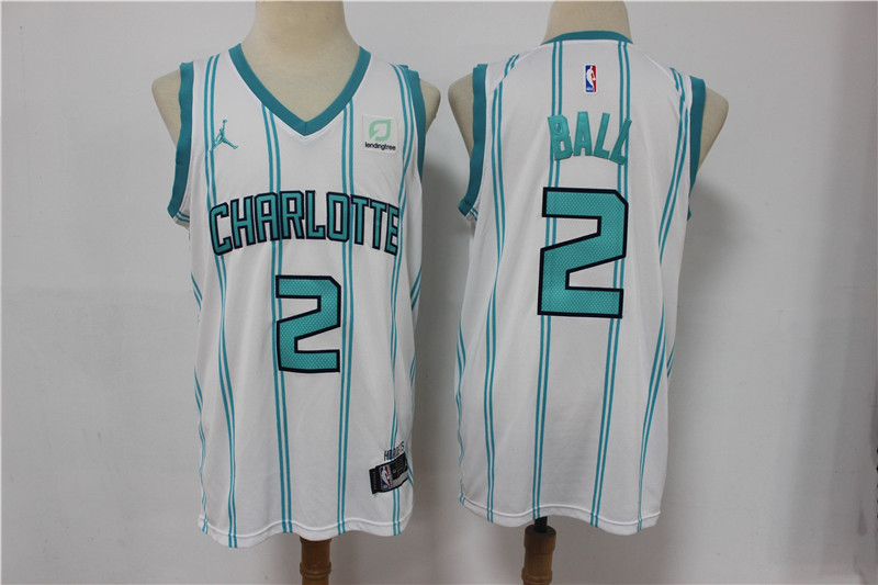 Personalized Hornets 2 LaMelo Ball White 2021 Swingman Jersey