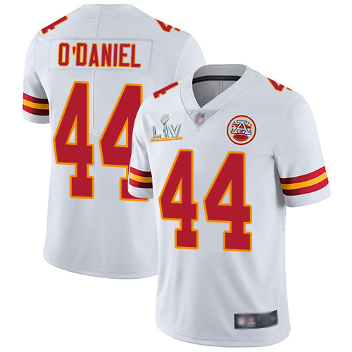 Personalized Chiefs #44 Dorian O’Daniel White Youth Super Bowl LV Bound Stitched NFL Untouchable Limited Jersey
