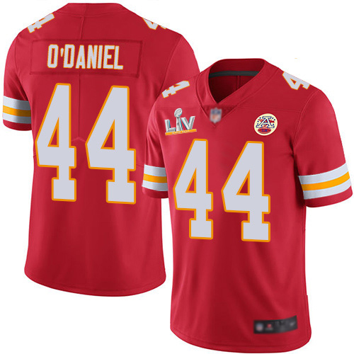 Personalized Chiefs #44 Dorian O’Daniel Red Team Color Youth Super Bowl LV Bound Stitched NFL Untouchable Limited Jersey