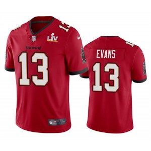 Personalized Buccaneers 13 Mike Evans Red 2021 Super Bowl LV Untouchable Limited Men Jersey