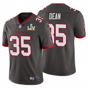 Personalized Buccaneers 35 Jamel Dean Grey 2021 Super Bowl LV Limited Untouchable Limited Men Jersey