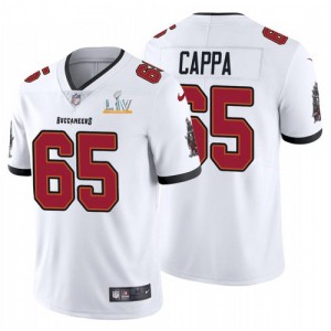 Personalized Buccaneers 65 Alex Cappa White 2021 Super Bowl LV Limited Untouchable Limited Men Jersey