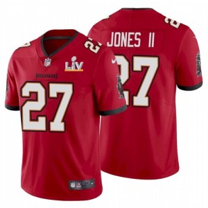 Personalized Buccaneers 27 Ronald Jones II Red 2021 Super Bowl LV Limited Untouchable Limited Men Jersey