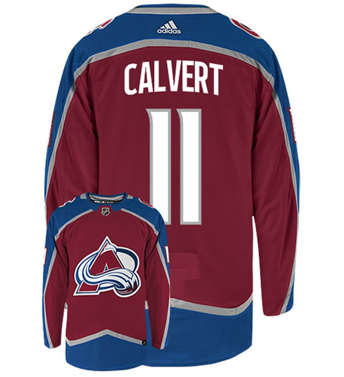 Personalized AVALANCHE #11 Matt CALVERT Home NHL Jersey