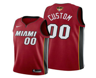 Personalized Men’s Miami Heat Active Player 2020 Red Finals Bound Statement Edition Stitched NBA Jersey