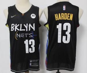 Personalized Brooklyn Nets #13 James Harden Black 2021 City Edition Swingman Jersey