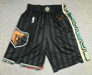 Personalized Men’s Memphis Grizzlies Black 2021 NEW Swingman City Edition Shorts