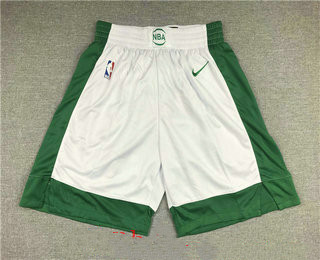 Personalized Men’s Boston Celtics White 2021 City Edition Swingman Stitched NBA Shorts