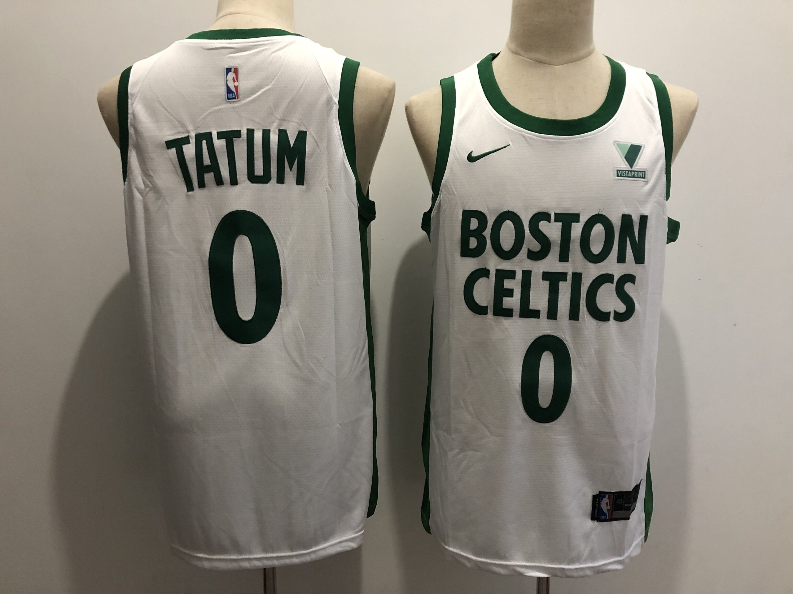 Personalized Men’s Boston Celtics #0 Jayson Tatum White 2021 City Edition Swingman Stitched NBA Jersey With The Sponsor Logo