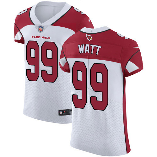 Personalized Cardinals #99 J.J. Watt White Men’s Stitched NFL New Elite Jersey