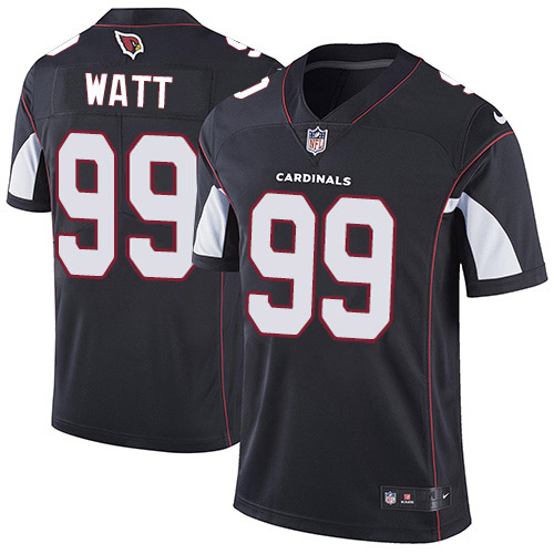Personalized Cardinals #99 J.J. Watt Black Alternate Men’s Stitched NFL Untouchable Limited Jersey