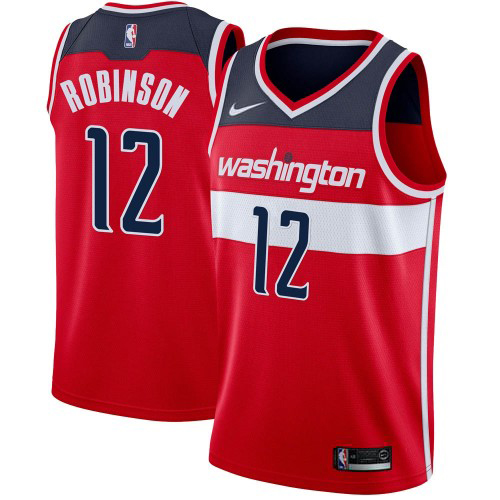 Personalized Wizards #12 Jerome Robinson Red NBA Swingman Icon Edition Jersey