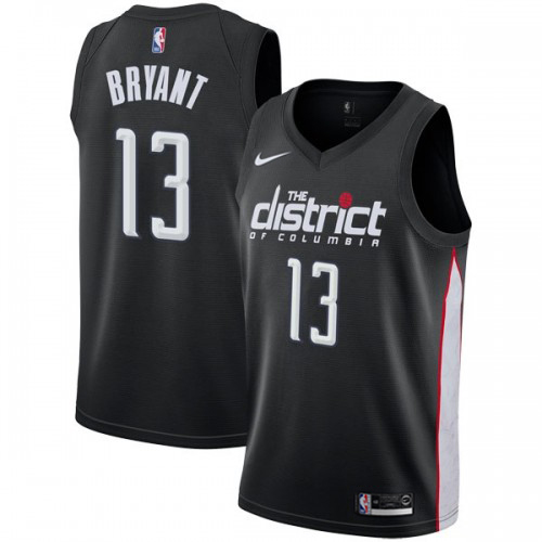 Personalized Wizards #13 Thomas Bryant Black NBA Swingman City Edition 2018 19 Jersey