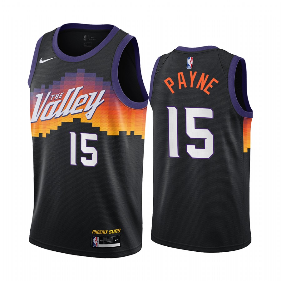 Personalized Suns #15 Cameron Payne Black NBA Swingman 2020-21 City Edition Jersey
