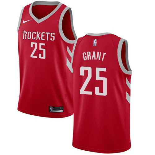 Personalized Rockets #25 Jerian Grant Red NBA Swingman Icon Edition Jersey