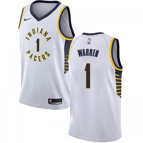 Personalized Pacers #1 TJ Warren White NBA Swingman Association Edition Jersey