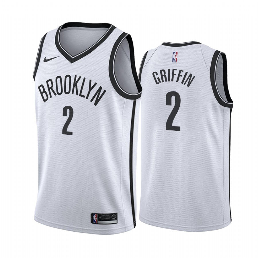 Personalized Nets #2 Blake Griffin White NBA Swingman Association Edition Jersey