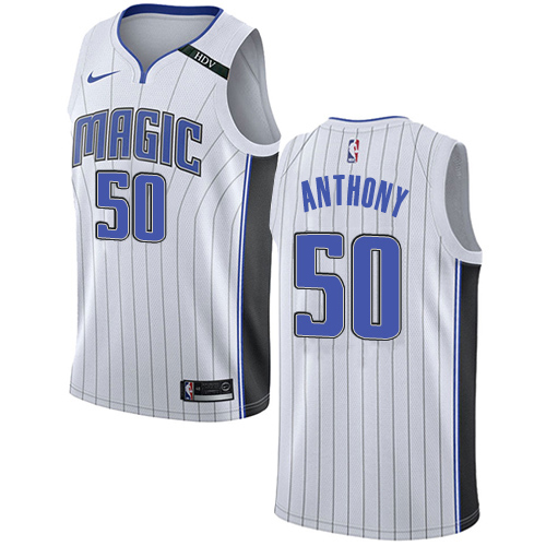 Personalized Magic #50 Cole Anthony White NBA Swingman Association Edition Jersey