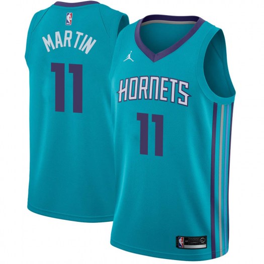 Personalized Hornets #11 Cody Martin Teal NBA Jordan Swingman Icon Edition Jersey