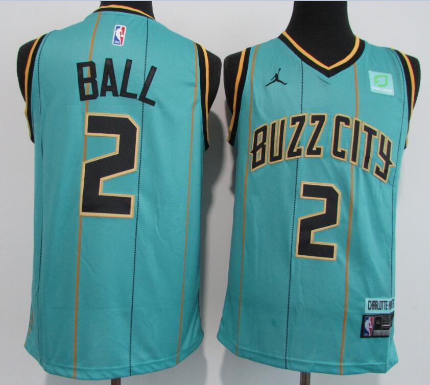Personalized Hornets 2 LaMelo Ball Teal 2020-21 City Edition Swingman Jersey