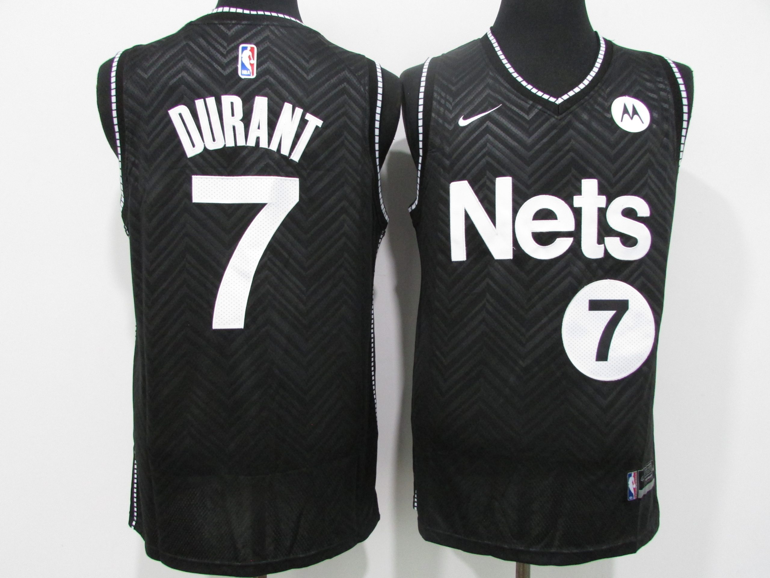 Personalized Nets 7 Kevin Durant Black 2021 Earned Edition Swingman Jersey