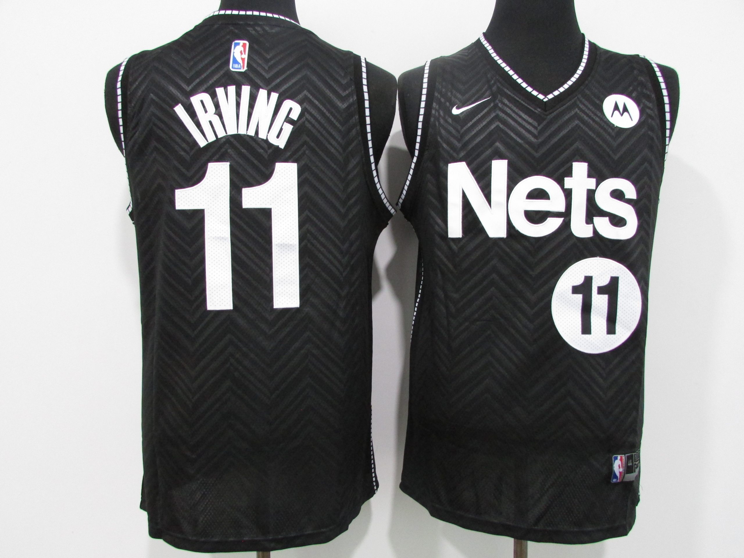 Personalized Nets 11 Kyrie Irving Black 2021 Earned Edition Swingman Jersey