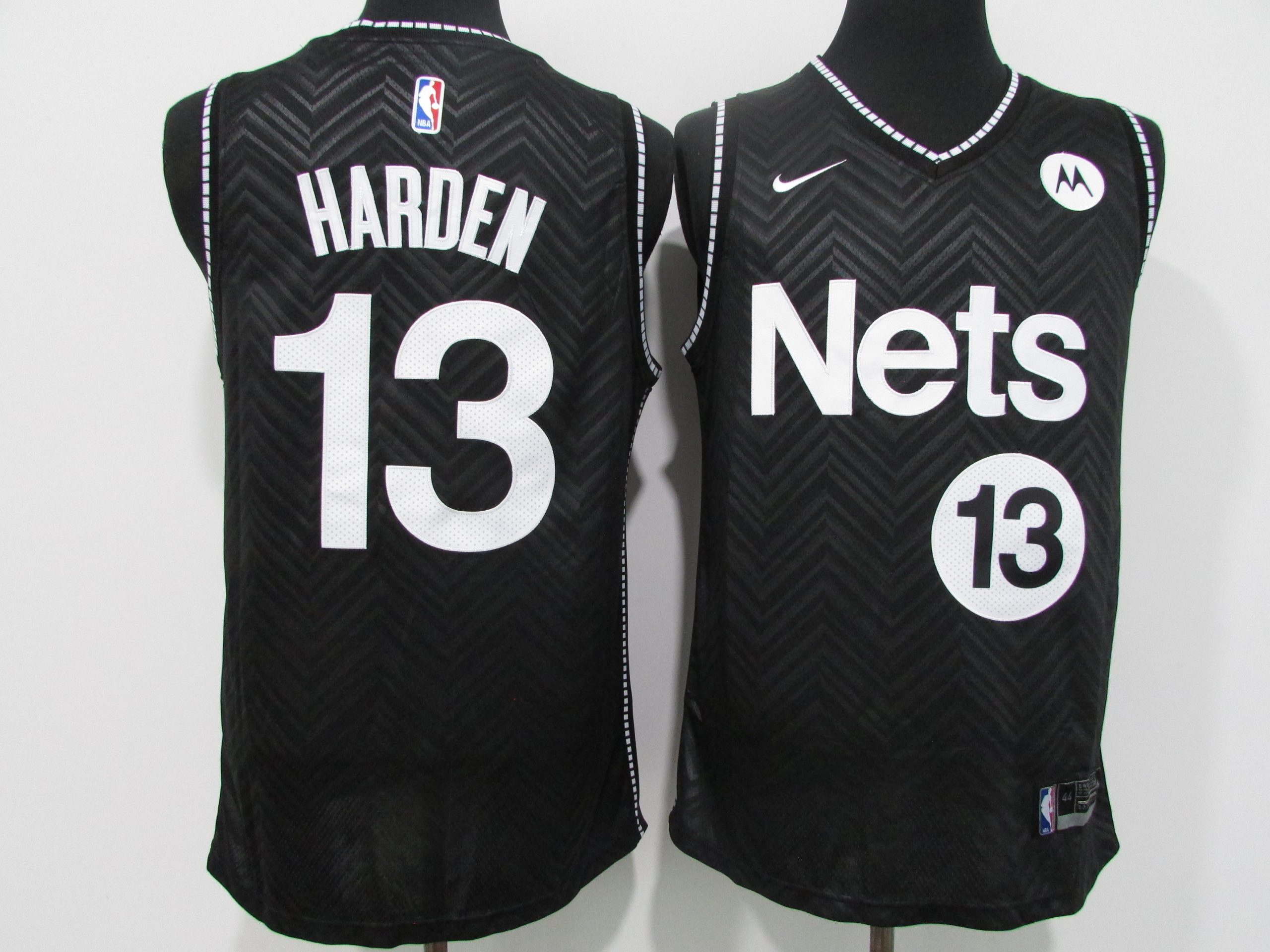 Personalized Nets 13 James Harden Black 2021 Earned Edition Swingman Jersey