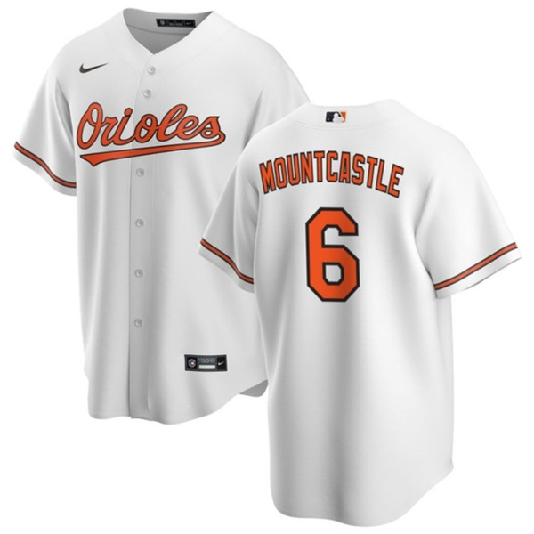 Personalized Men’s Baltimore Orioles #6 Ryan Mountcastle Coolbase White Jersey