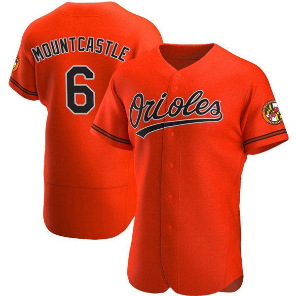 Personalized Men’s Baltimore Orioles #6 Ryan Mountcastle Flexbase Orange Jersey