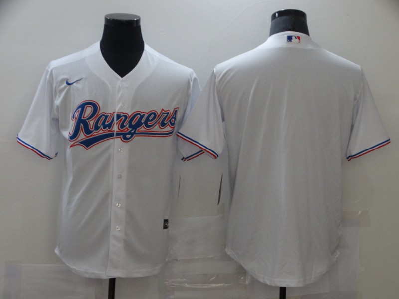 Personalized Men’s Texas Rangers White blank 2020 Authentic Official Team MLB Jersey