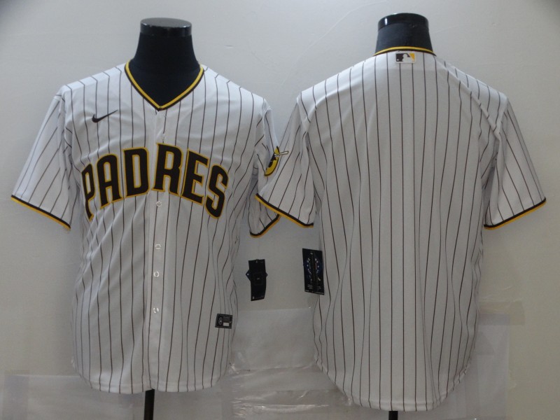 Personalized Men’s San Diego Padres White Blank Coolbase Jersey