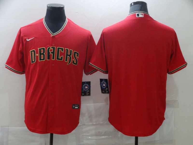 Personalized Men’s Arizona Diamondbacks Red Blank Coolbase Jersey