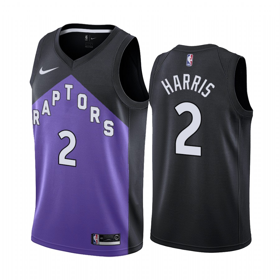 Personalized Toronto Raptors #2 Jalen Harris Purple NBA Swingman 2020-21 Earned Edition Jersey