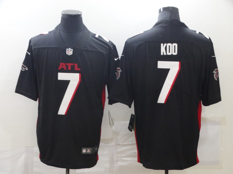 Personalized Falcons 7 Younghoe Koo Black New Untouchable Limited Jersey