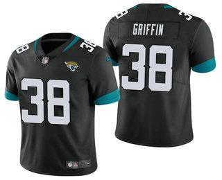 Personalized Men’s Jacksonville Jaguars #38 Shaquill Griffin Black 2021 Untouchable Stitched NFL Limited Jersey