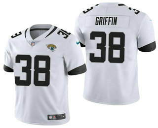 Personalized Men’s Jacksonville Jaguars #38 Shaquill Griffin White 2021 Untouchable Stitched NFL Limited Jersey