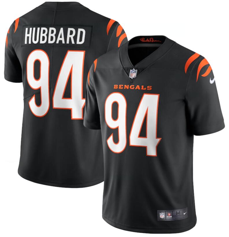 Personalized Bengals 94 Sam Hubbard Black Limited Jersey
