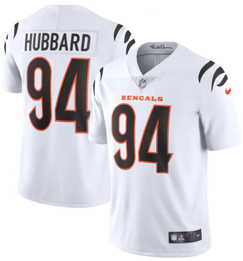 Personalized Bengals 94 Sam Hubbard White Limited Jersey