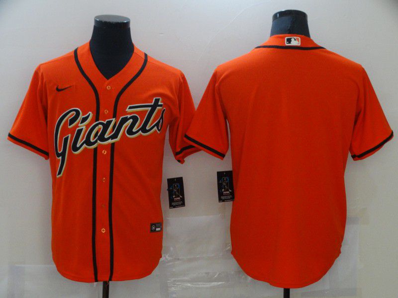 Personalized Men San Francisco Giants Blank Orange Game 2021 MLB Jersey