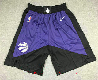 Personalized Men’s toronto raptors purple with black swingman 2021 earned edition stitched shorts