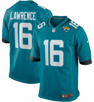 Personalized Jaguars #16 Trevor Lawrence Teal Limited Jersey