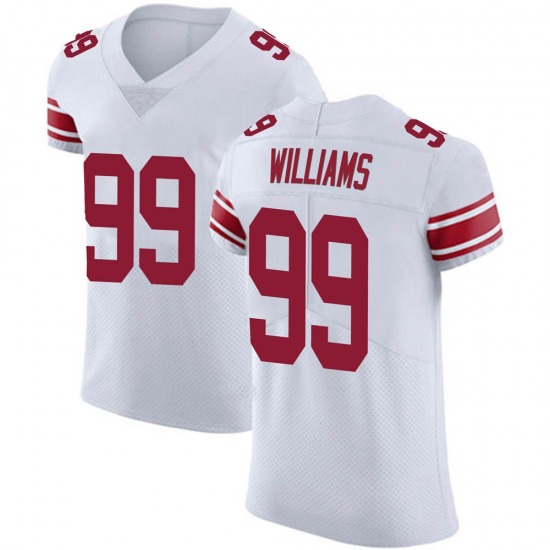 Personalized Giants #99 Leonard Williams White Men’s Stitched NFL New Elite Jersey