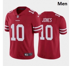 Personalized Men San Francisco 49ers #10 Mac Jones Red 2021 Draft Jersey